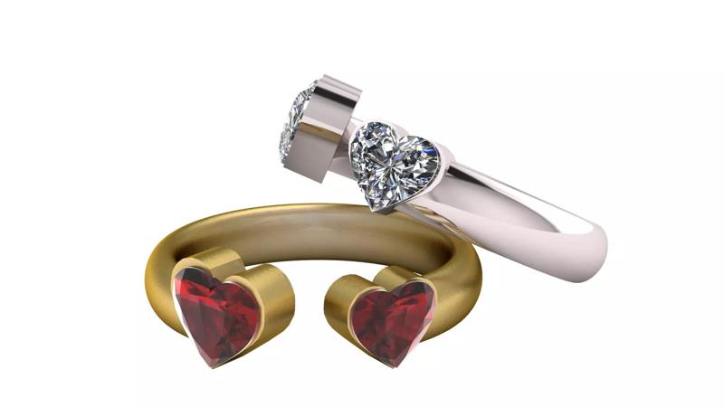 3D GOLD BRACLET PENDANT