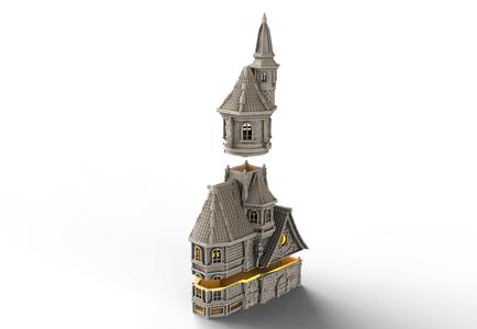 Medieval Architecture - House with tower and turret