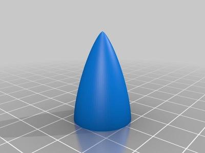 Haack Series (Von Karman) rocket nosecone generator