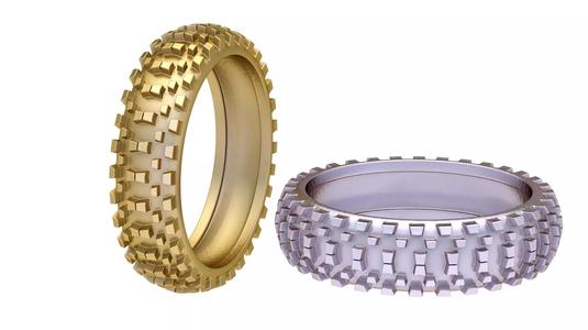 Golden Gear Edge Ring