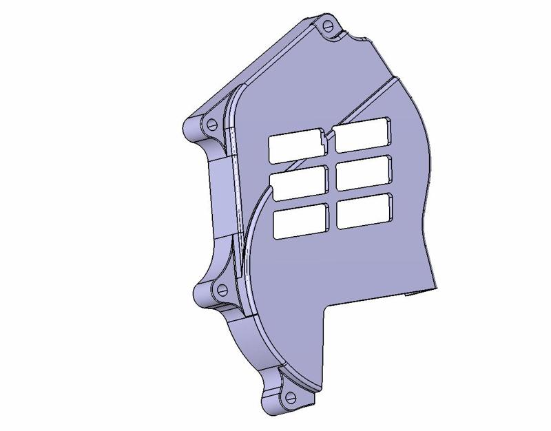 CRANKCASE PINION COVER XTZ 750 YZE DAKAR CUSTOMIZED