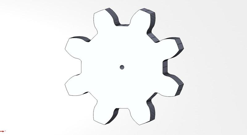 Sprocket 8 teeth x 8 thickness