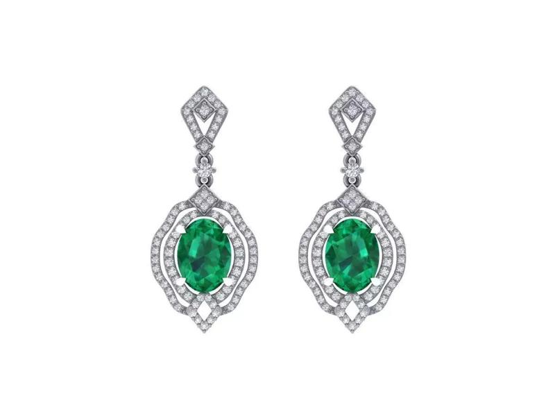 Art deco earing