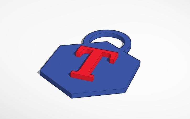 LLAVERO LETRA T ( LETTER T KEYCHAIN )