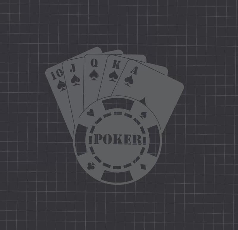 Royal Flush Poker Fan