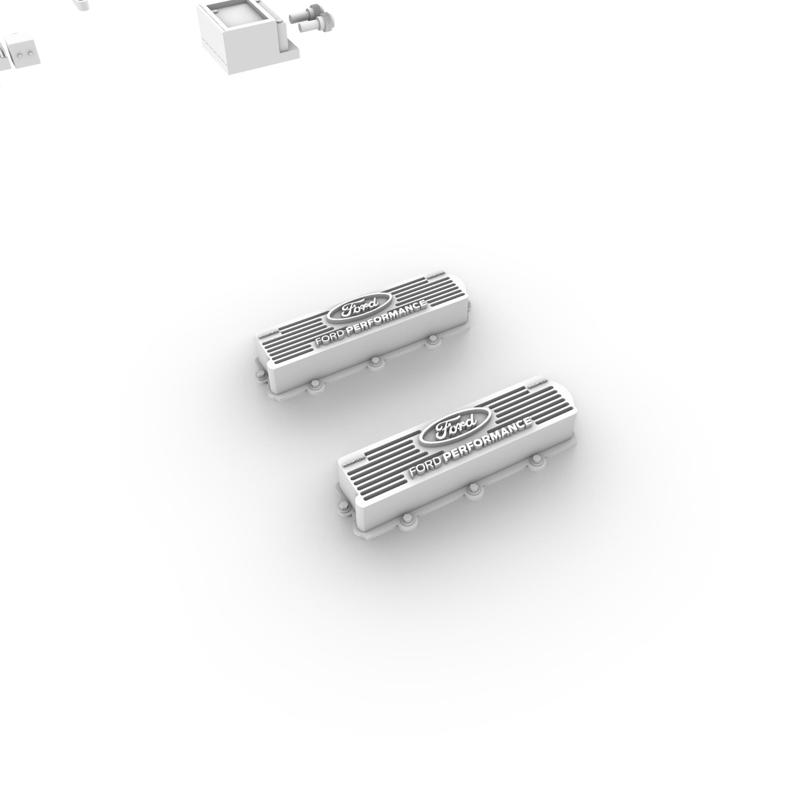 Ford Mustang Valve Covers – 1:24 for Salvino Jr. NASCAR Next Gen