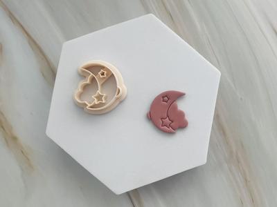 Moon Cloud Polymer Clay Cutter