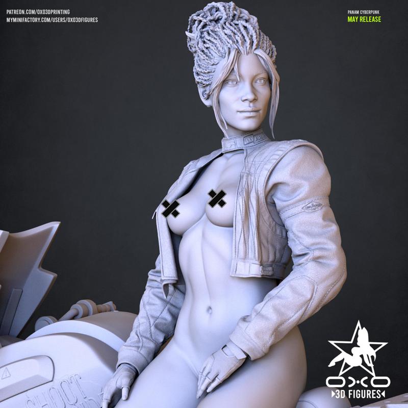 Panam Cyberpunk Tabletop Miniature Figure (NSFW)