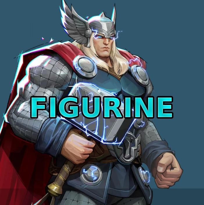 CHris Hemsworth Thor Odinson Reborn From Ragnarok Costume Marvel Rivals Clothed Custom Figurine Holiday GIft