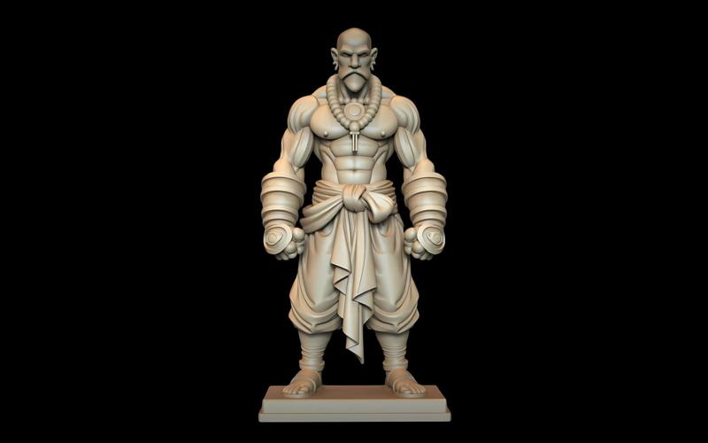 Street Fighter Dhalsim STL