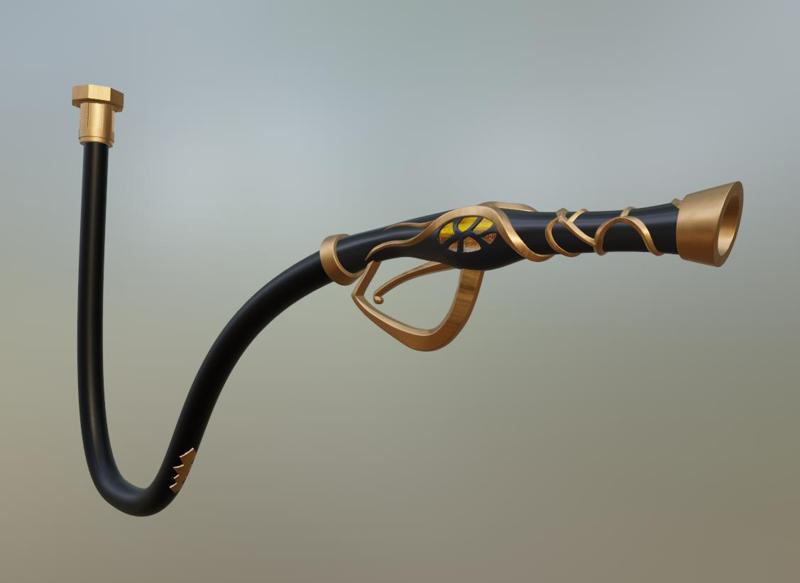 Wax artist gun for cosplay Identity V