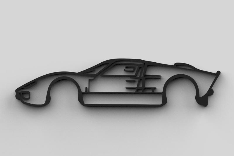 Ford GT40 SILHOUETTE