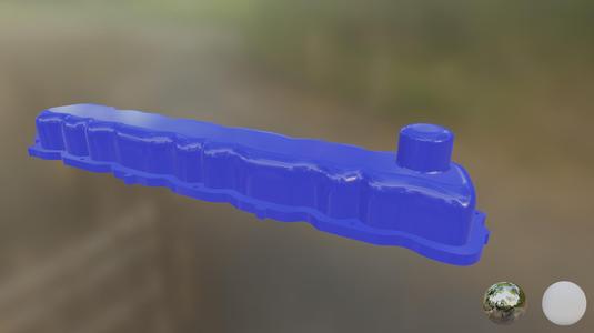 Ford Falcon valve cover key chain