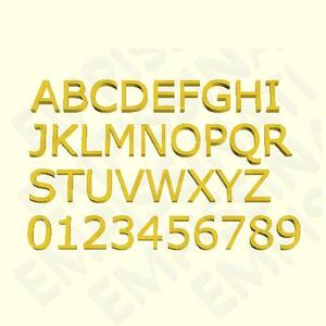 VERDANA - 3D LETTERS, NUMBERS AND SYMBOLS
