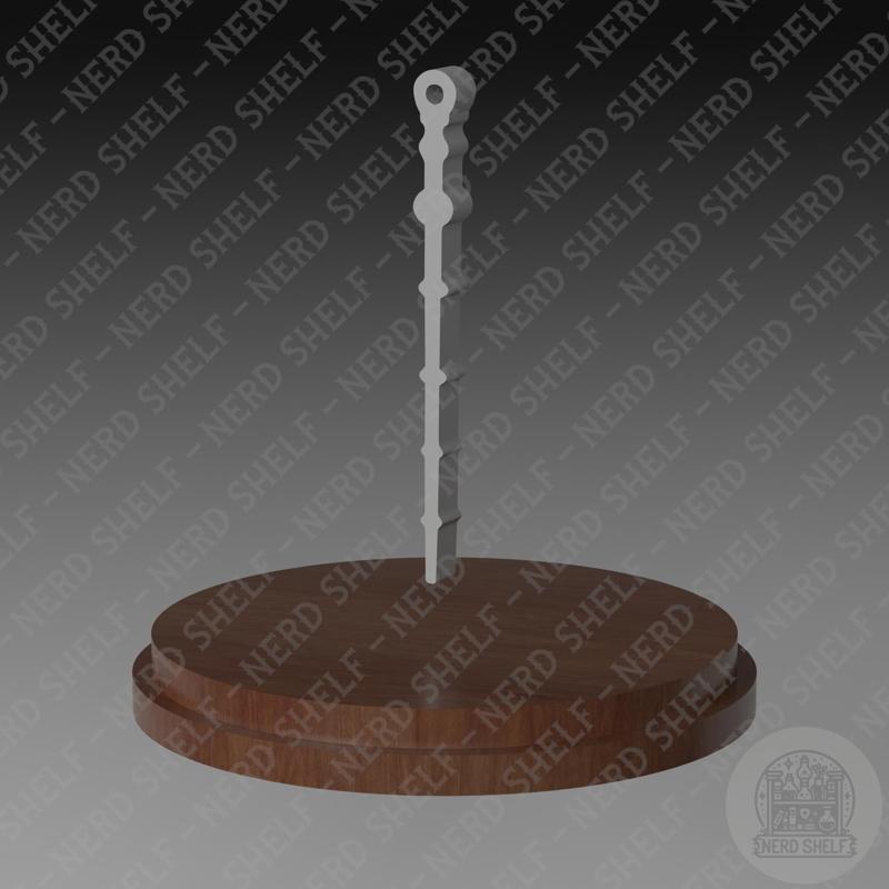 The Elder Wand Charm with Hoop for Hanging