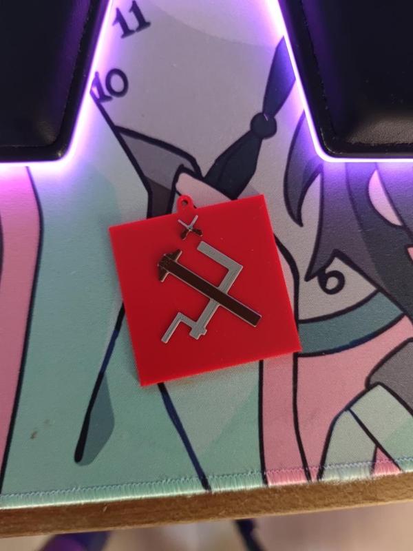 Schlüsselanhänger Girls und Panzer Pravda