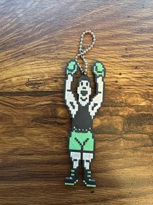 Punch Out Little Mac keychain