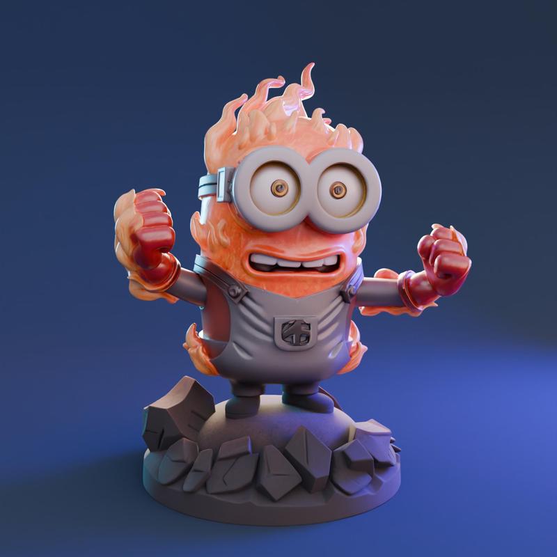 Minions - Human Torch - Fantastic Four