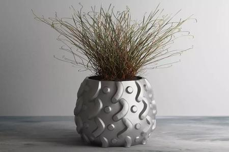 vase pot planter 3d print 836
