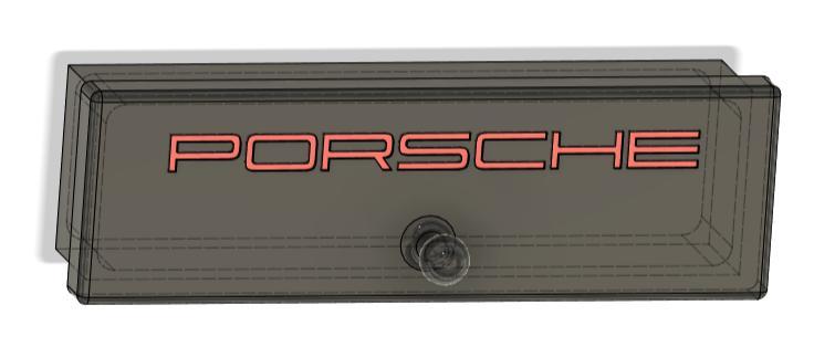 Porsche 911 Radio Delete g-model 1984 - 1989 phonemount