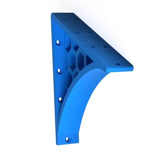 Roof bracket hexagonal/ alero para techo con ángulo 60° 23mm