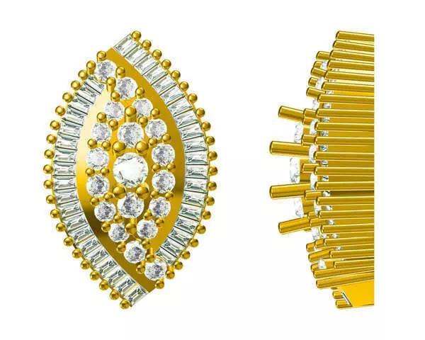 JCD Format Minimalist oval shape