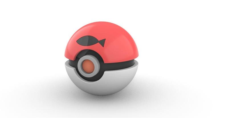 Pokeball Fishing Ball