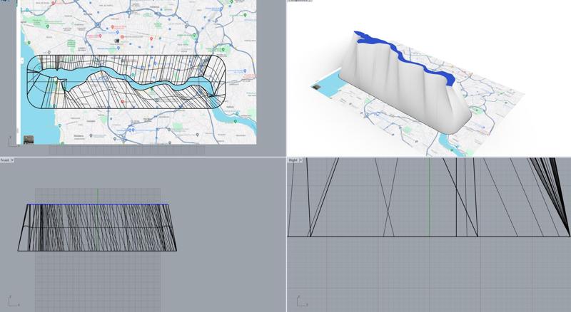 Rio Douro Abstract Art