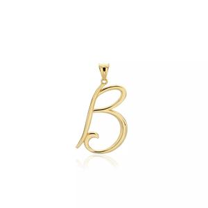 Handwritten Style Personalized Letter Pendant