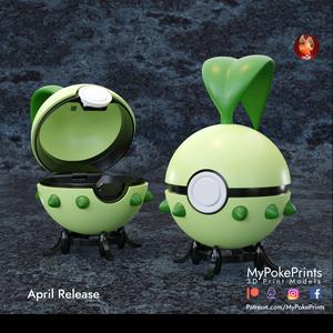 Chikorita POKEBALL - functional