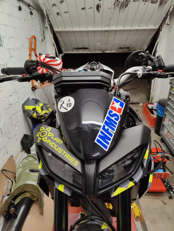 Koso RX4 bracket Yamaha MT09 RN43 Rizoma windshield