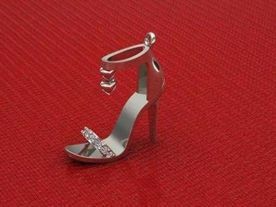 Lady Shoes Neclace