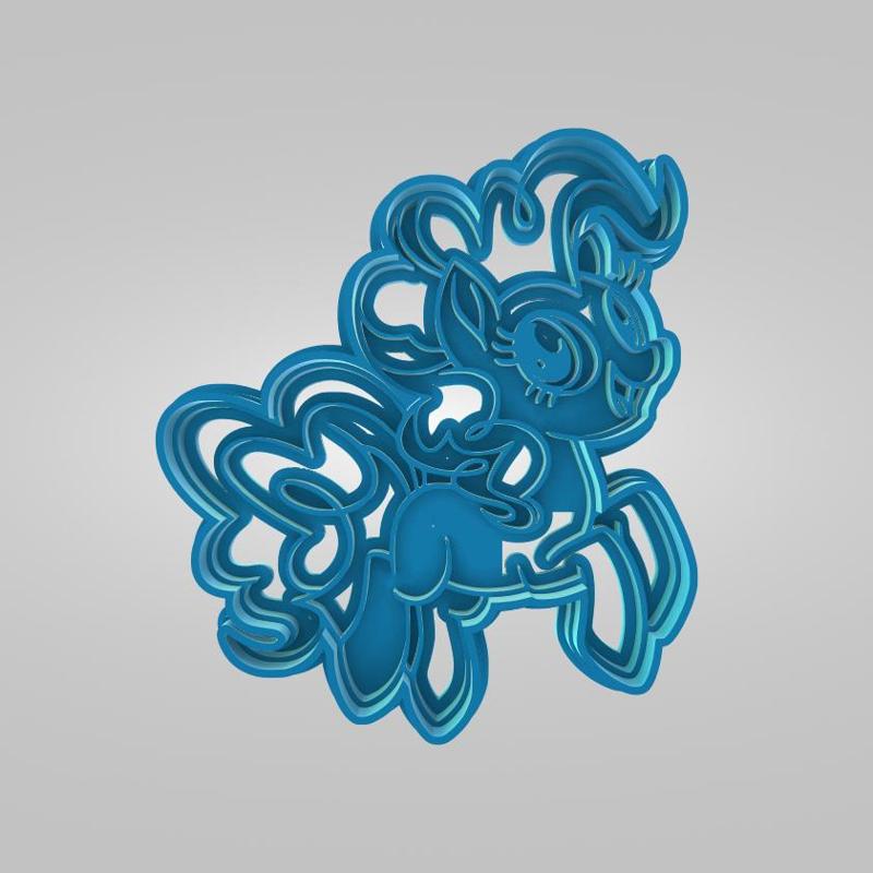 Pinkie Pie Cookie Cutter from My Little Pony, Pinkiepie