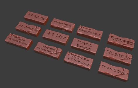 Base set - AOS 4 TOKENS - Core rules and latest GHB