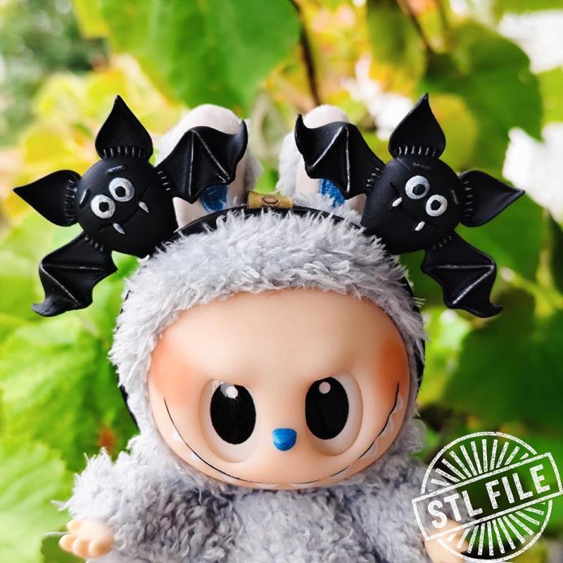 Labubu Halloween Bat headband