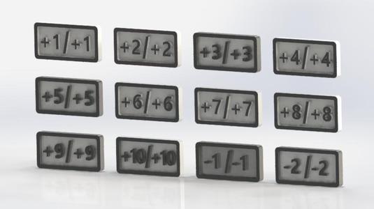 MTG rectangular counters