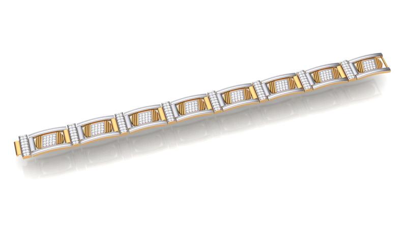 Gent’s Light Bracelet 3D Model