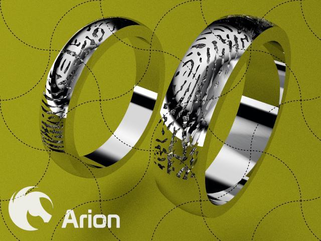 Fine Jewelry, Fingerprint Texture Ring