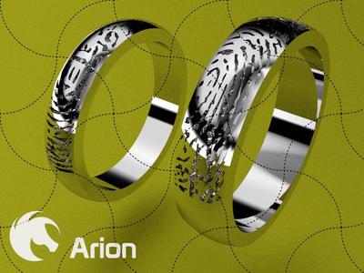 Fine Jewelry, Fingerprint Texture Ring