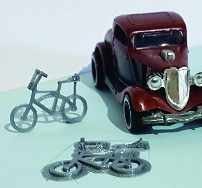 mini bike bicicle 1:64 escale