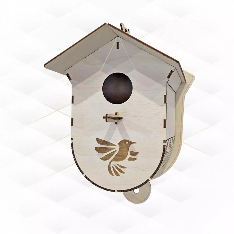 Bird house svg dxf design laser cutting
