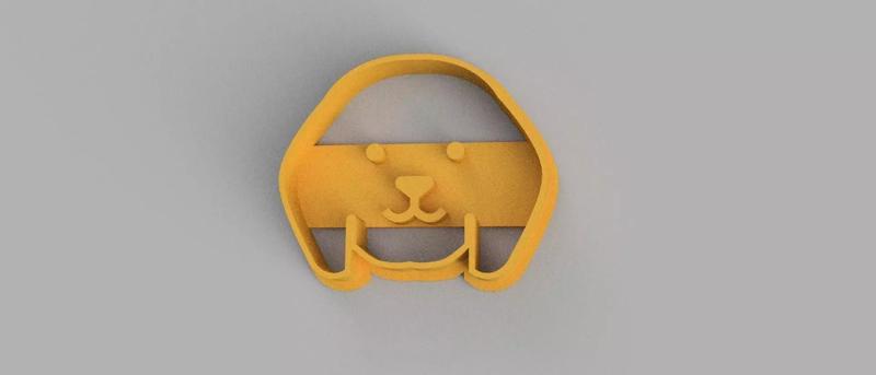 SET 5 COOKIE CUTTER 3D print model healt grave hand dog grandma