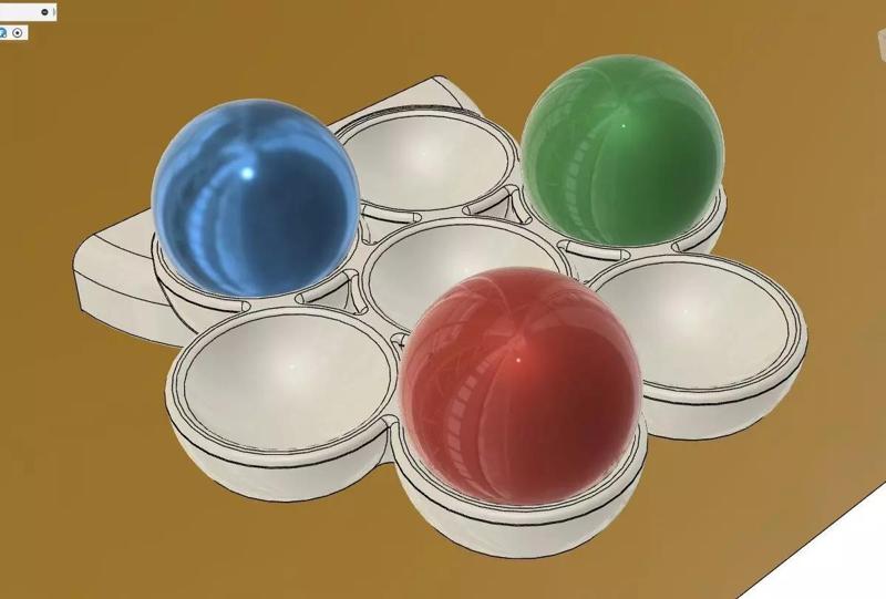 Juggling ball holder storage with wall bracket including Gcode