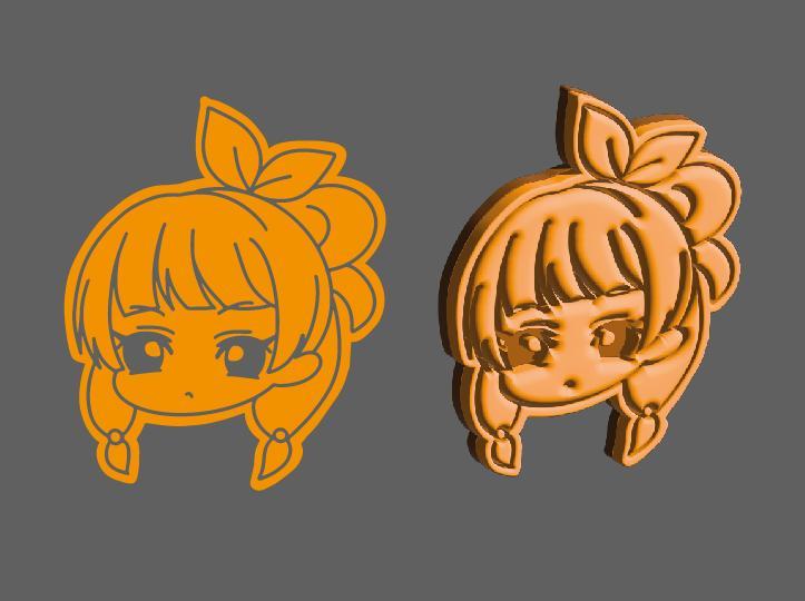 Mao Mao Cookie Cutter – The Apothecary Diaries Cosplay & Baking Fun (3D Model)