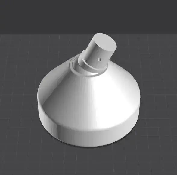 landing skid cap / pipe 21mm out diameter