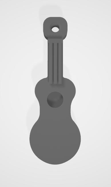 Guitar Keychain Gift
