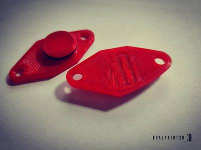 Oil pump cover Minarelli AM6 2-stroke engine - 3D printed spare part
