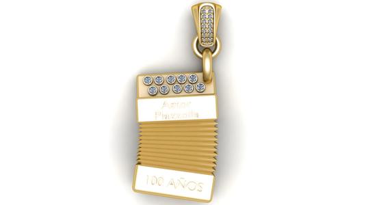 Astor Piazzolla Pendant 3d printable model