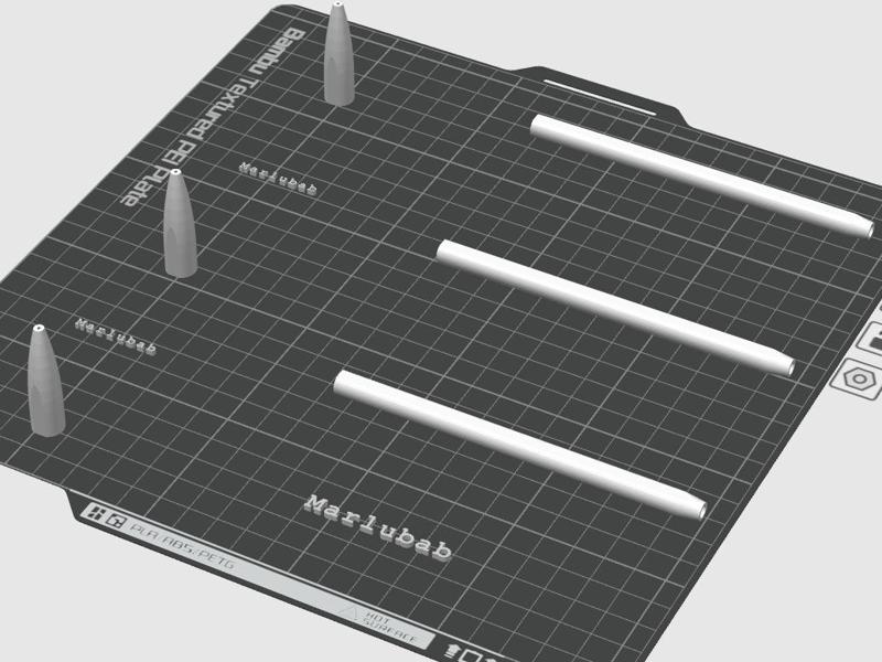 Bic (no ink) 3pcs with cap.