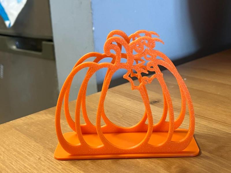 pumpkin napkin holder